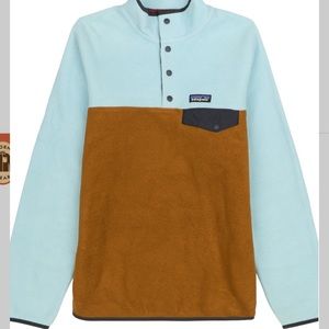 Patagonia Synchilla Teal & Brown